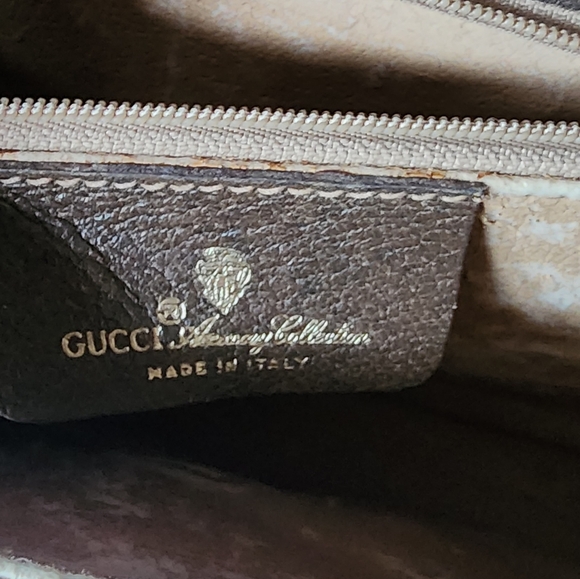 Authentic Gucci Vintage GG PVC Shoulder Bag - Picture 13 of 15